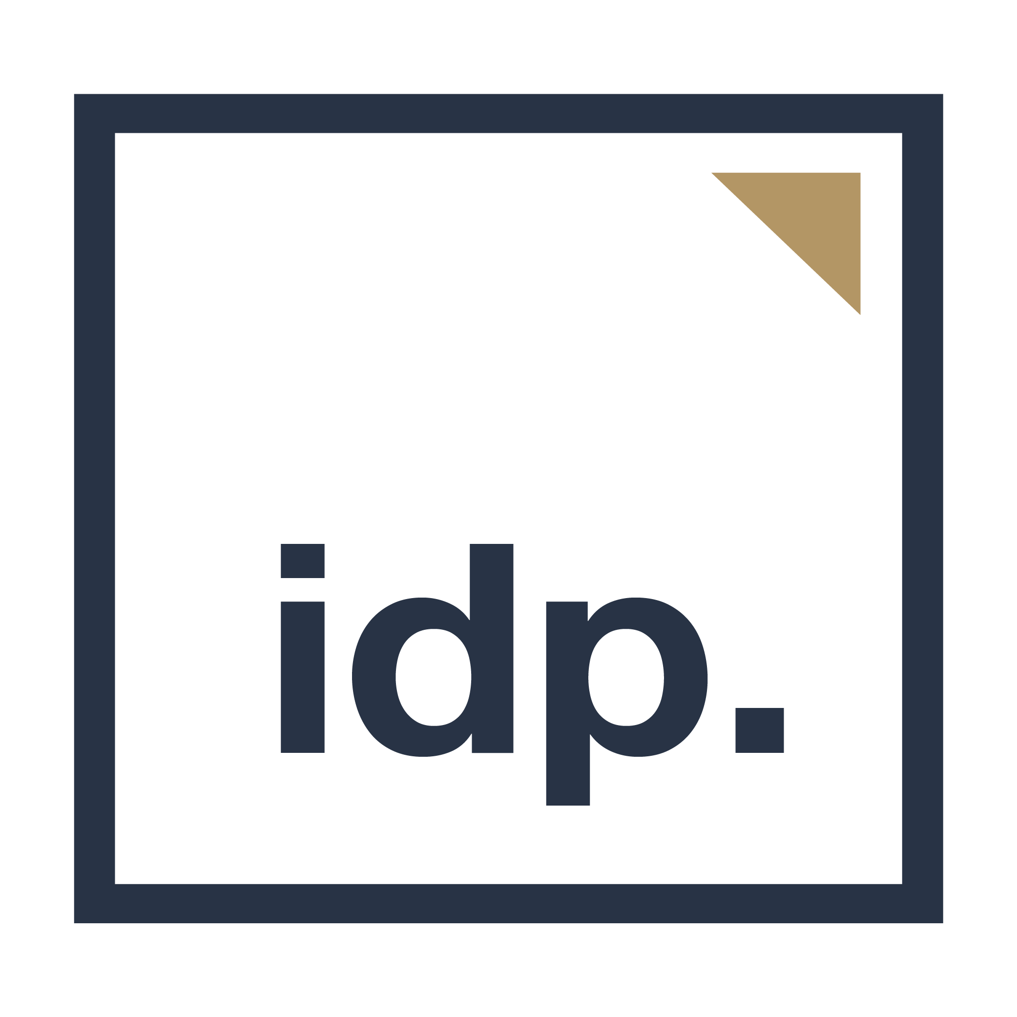 Logo IDP à l'imprimerie du Potier dans le 93